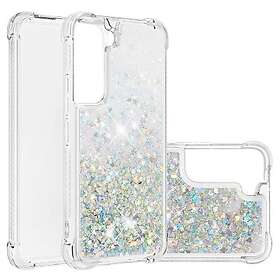 Glitter Bling TPU Case Samsung Galaxy S22 Plus Silver