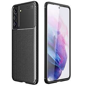 Carbon Shockproof Case Samsung Galaxy S21 FE Svart