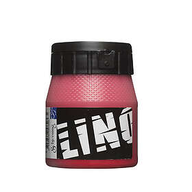 Linoleumfärg 250ml röd
