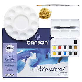 Konstnärskit akvarellmålning