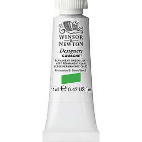 Winsor & Newton Designers Gouache 14ml – Permanent green light 483