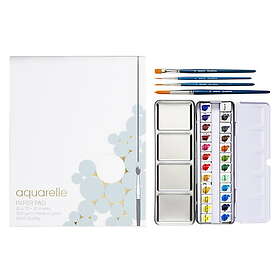 Set Akvarell 24st & Block