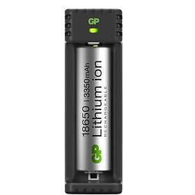 GP Batteries 18650 Li-ion Batteriladdare 1-slot inkl. 1x 3350 mAh