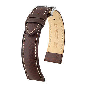 Hirsch BOSTON Calf Leather Dark Brown L 22 mm