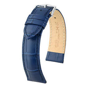 Hirsch DUKE Calf Leather Blue L 22 mm