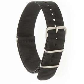 Classic Dr Nato Straps Black Satin 20 mm XL