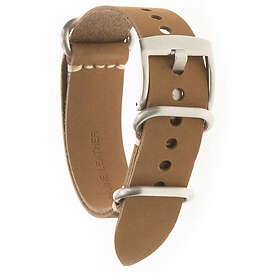 Vintage Dr Nato Straps ZULU FOUR Oil Wax Leather Strap Satin 20 mm