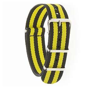 Dr Nato Straps Dr Nato Straps 2 STRIPES Strap Yellow 18 mm