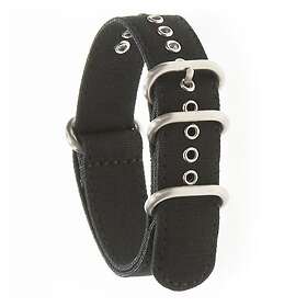 Dr Nato Straps Dr Nato Straps ZULU FOUR Canvas Strap Satin 18 mm