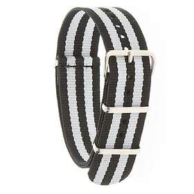 Dr Nato Straps Dr Nato Straps 2 STRIPES Strap White 18 mm