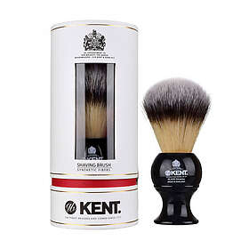 Kent Brushes Black Silvertex Synthetic Shaving Brush Large