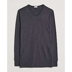 Zimmerli Wool/Silk Long Sleeve T-Shirt (Herr)