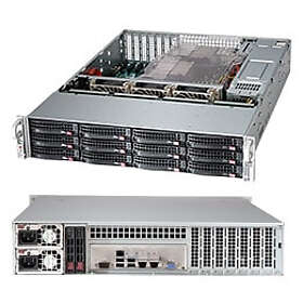 Supermicro SC826BAC12-R1K23LPB 1200W (Sort/Sølv)