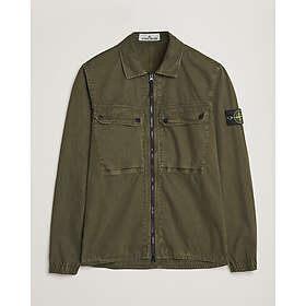 Stone Island Garment Dyed Cotton Overshirt (Herre)