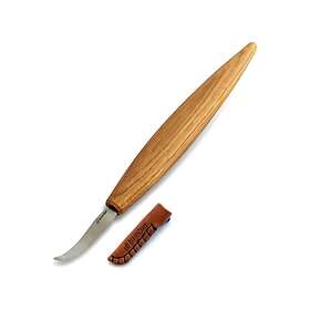 BeaverCraft Spoon Carving Knife Open Curve with Leather Sheath BCRSK4S