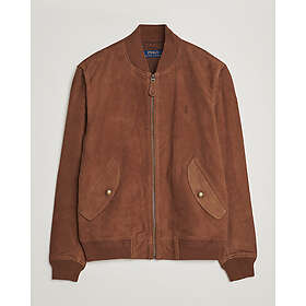 Ralph Lauren Polo Gunners Lined Suede Bomber Jacket (Herr)