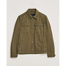 Herno Washed Cotton/Linen Shirt Jacket (Herre)