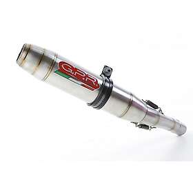 GPR Exhaust Systems Deeptone Inox Slip On Speed Triple 955 98-01 Homologated Muffler Silver