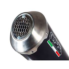 GPR Exhaust Systems Evo 4 Road Piaggio Vespa 300 Gts/gtv/s/tour 08-15 Not Homologated Full Line System Svart