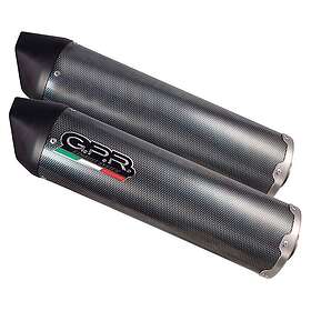 GPR Exhaust Systems Furore Evo4 Poppy Triumph Speed Triple 1050 R/s 16-20 Ref:e4.t.88.fp4 Homologated Oval Muffler Svart