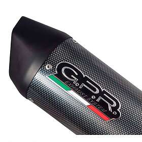 GPR Exhaust Systems Furore Poppy Aprilia Shiver 750 Gt 07-16 Ref:a.36.fupo Homologated Oval Muffler Svart