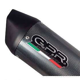 GPR Exhaust Systems Furore Poppy Ducati 748/s/sp/sps/r/rs 95-02 Ref:d.20,1.fupo Homologated Oval Muffler Svart