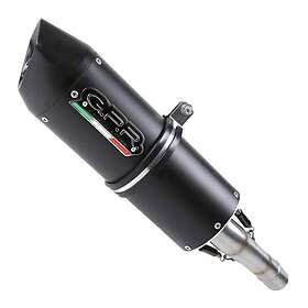 GPR Exhaust Systems Furore Slip On Muffler Silver Wing 600 Ie/sw-t 07-16 Homologated Svart