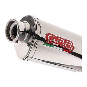 GPR Exhaust Systems Trioval High Level Double Vtr 1000 F Firestorm 97-07 Homologated Muffler Silver