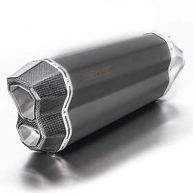 Remus 8 Stainless Steel R 1200 R 17 Homologated Slip On Muffler Svart
