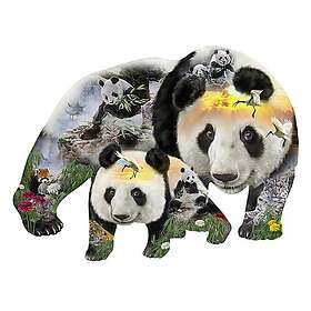 SunsOut XXL J.M.M. & Jurek Zamoyski, Panda-Monuim 1000 Bitar