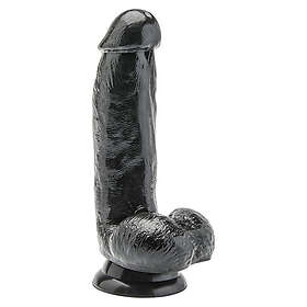 Get Real 6 Inch Dildo, Svart