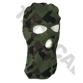 Mil-Tec Balaclava 3-Håls Acryl Woodland