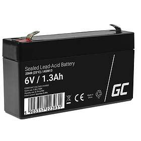 Green Cell AGM Batteri 6V 1,3Ah