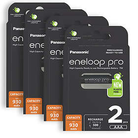 Panasonic Eneloop Pro AAA-batterier 930mAh 2st