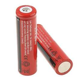 Batteri 18650 3000mAh 3,7V 2-Pack
