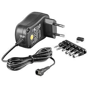 Strömadapter Universal 3-12V 12W med 6 Adaptrar