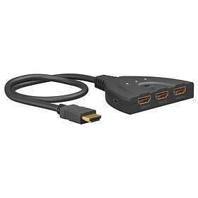 Luxorparts Kompakt automatisk HDMI-switch 2-vägs