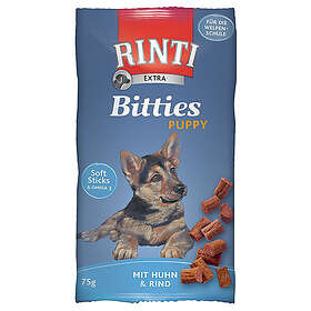 Rinti Extra Bitties Puppy Kyckling & nötkött 75G