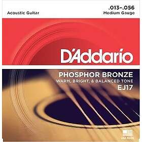 D'Addario EJ17 Phosphor Bronze Medium 013-056