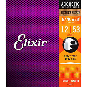 Elixir Nanoweb Phosphor Bronze 012-056 Light/Medium