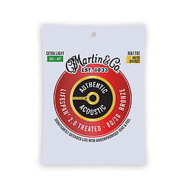 Acoustic C.F. Martin MA170T Authentic Lifespan 2.0 Extra Light (.010 .047) 80/20