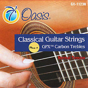 Oasis GX-1123N GPX+ Treble Set Normal Tension (endast 3 st strängar i detta set)