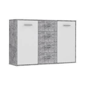 Haba Skänk 34x123 cm Grå NTU231-C251