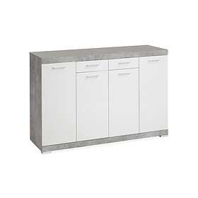 Scandinavian Choice Bristol Skänk 160 cm Hög Hvit/Betong 4020-444E concrete