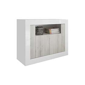 Scandinavian Choice Urbino Piccolo Skänk 110 cm Blanc/Grå 209035-12P