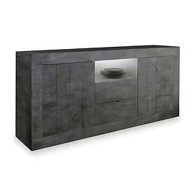 LC Spa Urbino Skänk 184 cm Mörkgrå Betong 207935-07