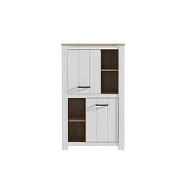 Crumpton Skänk 87 cm Hvit/Brun ERXS413-C586