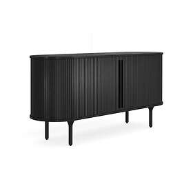 Noira Sideboard 150x45 cm Massiv Ek Svart N-M4009007_B