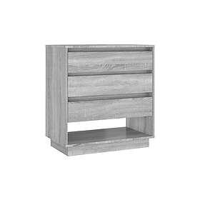 Skänk grå sonoma 70x41x75 cm spånskiva Grå 812994