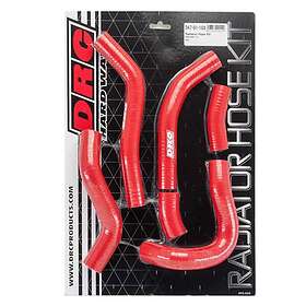 DRC Honda Crf 450 R 15-16 Radiator Hose Kit 6 Units Röd